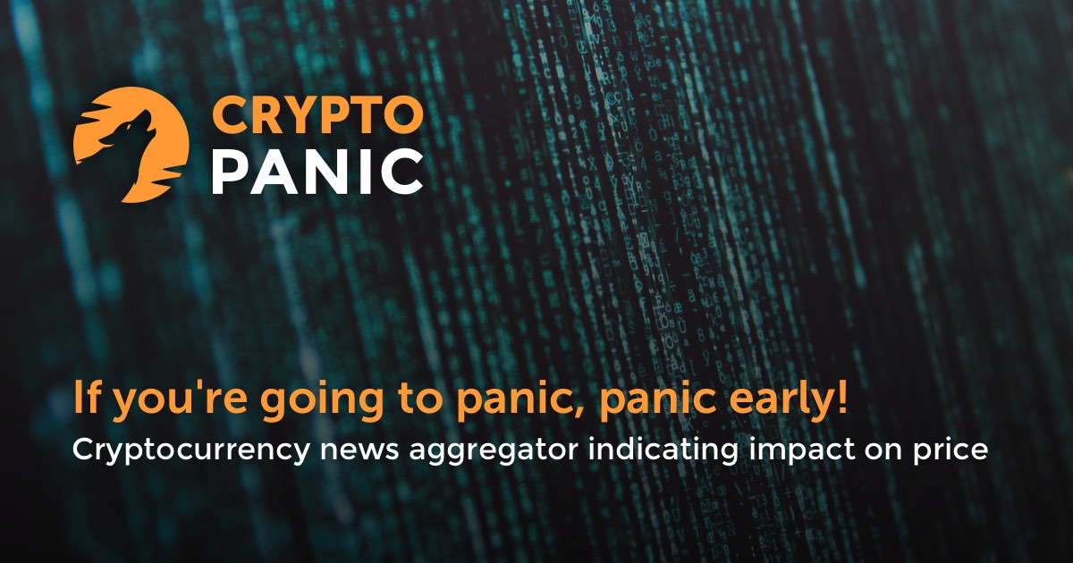 CryptoPanic - News aggregator platform indicating impact on price and market for traders and cryptocurrency enthusiasts