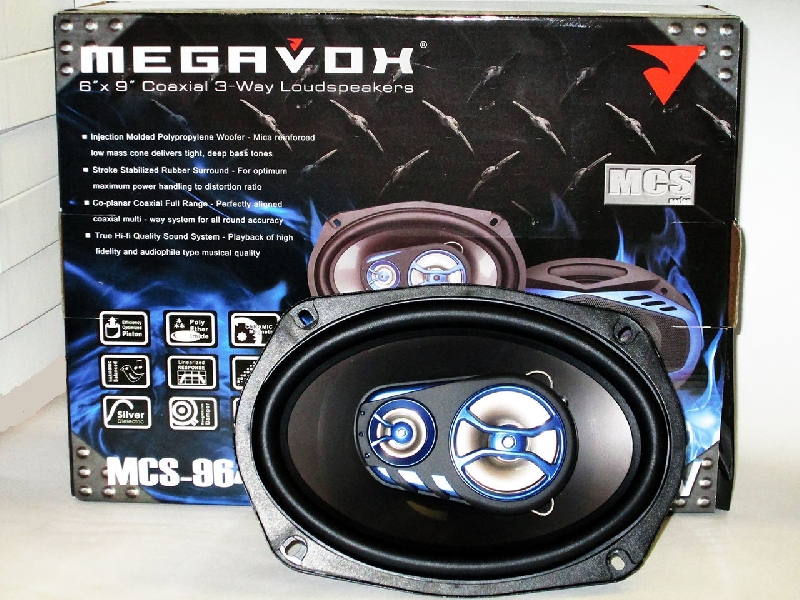 MEGAVOX MCS-9643SR 6x9 овалы (500W) 3х полосные 770 грн Украина Одесса №1244 - Триаш