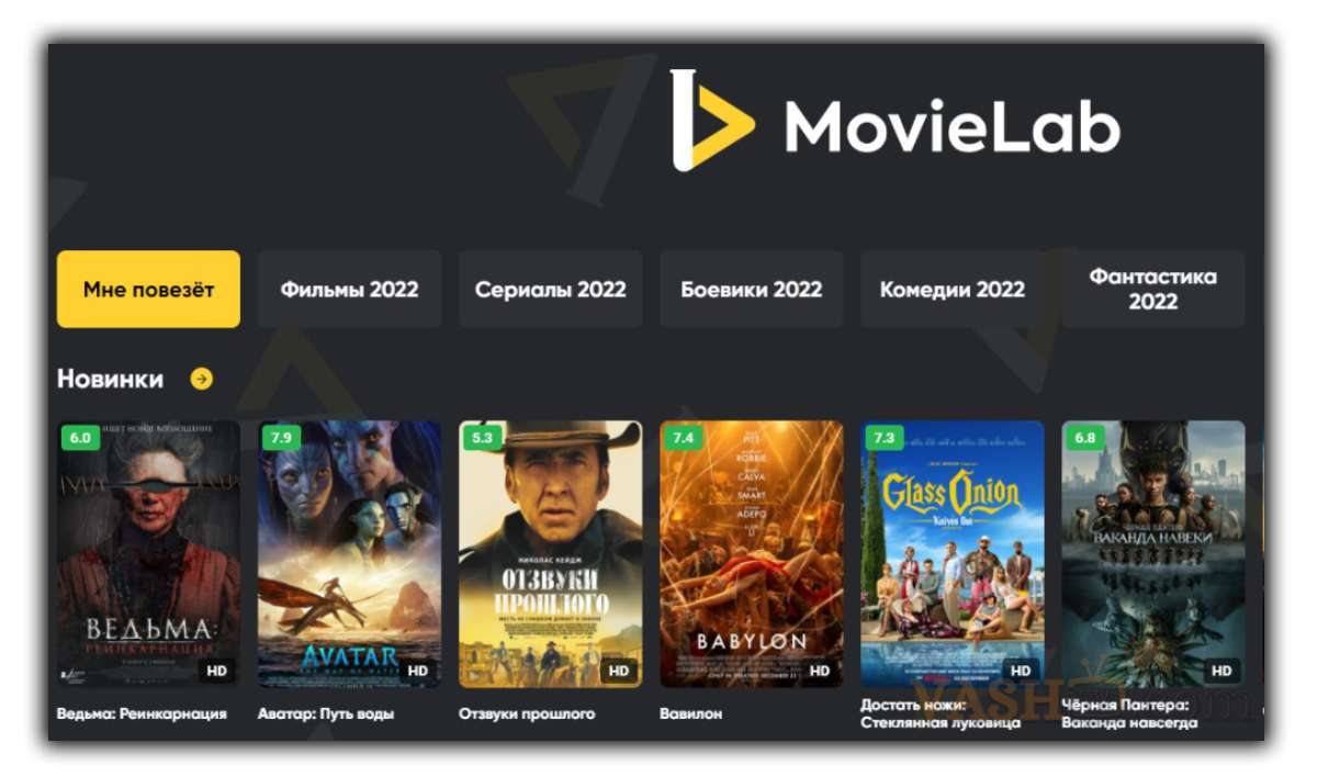 Где Смотреть Онлайн Новинки Кино? Сервис MovieLab...