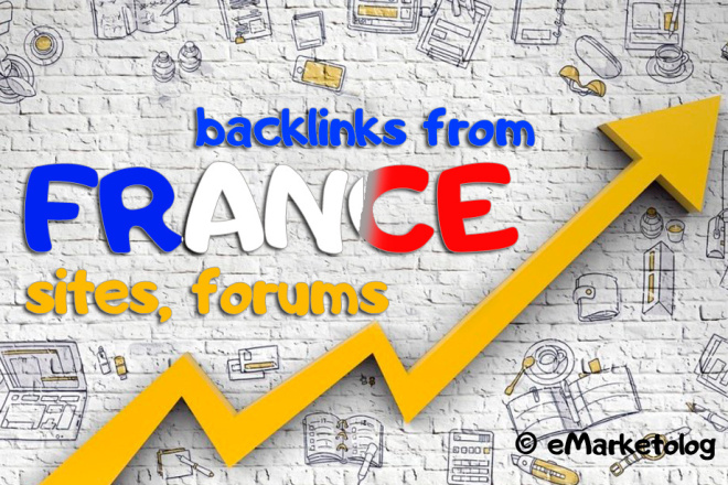 Backlinks from France forums. New topics with text and key for $70, freelancer eMarketolog – Kwork