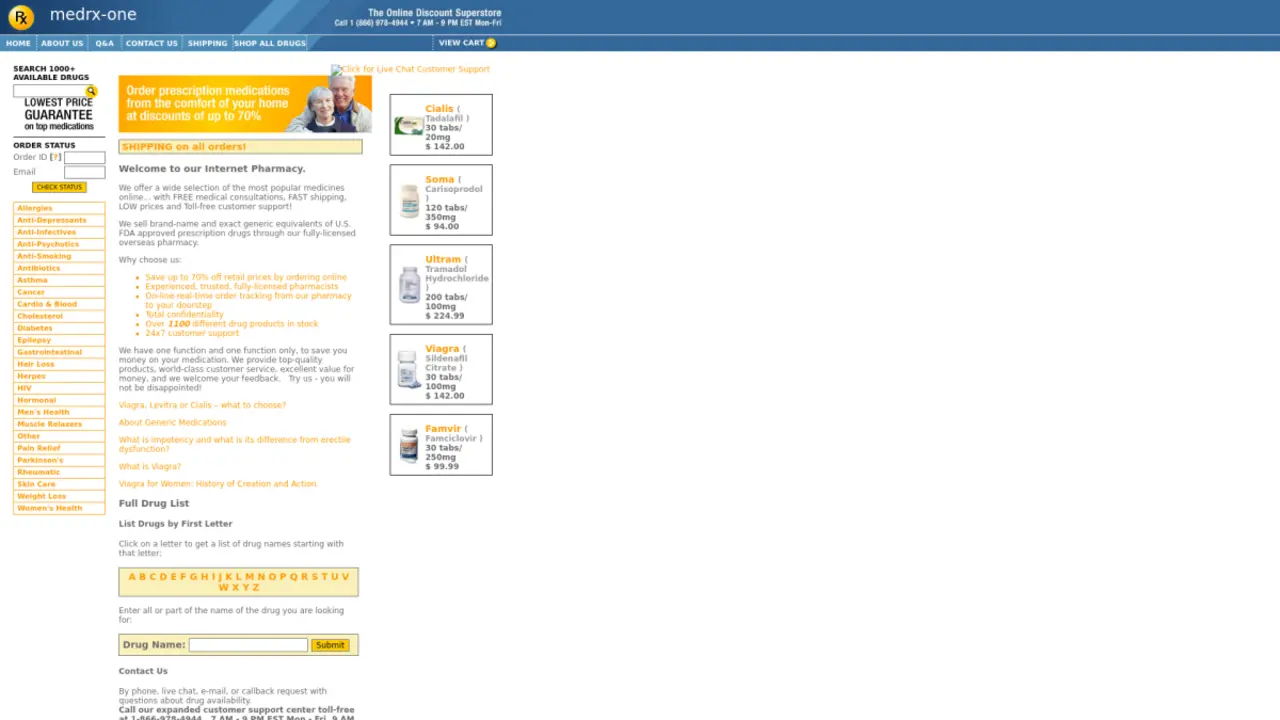 In-Depth Review of Medrx-One.com: Reliable Online Pharmacy for No-Prescription Meds - VimShot Archive