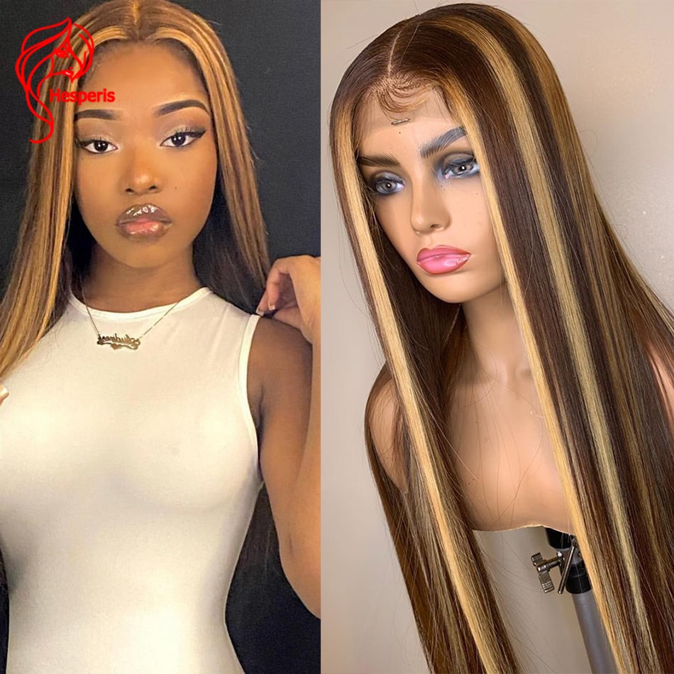 4478.85грн. 49% OFF|Hesperis Highlight 13x6 Lace Front Human Hair Wigs Brazilian Remy Blonde 5x5 Silk Base Closure Lace Wigs 360 Lace Frontal Wigs|Human Hair Lace Wigs|   - AliExpress