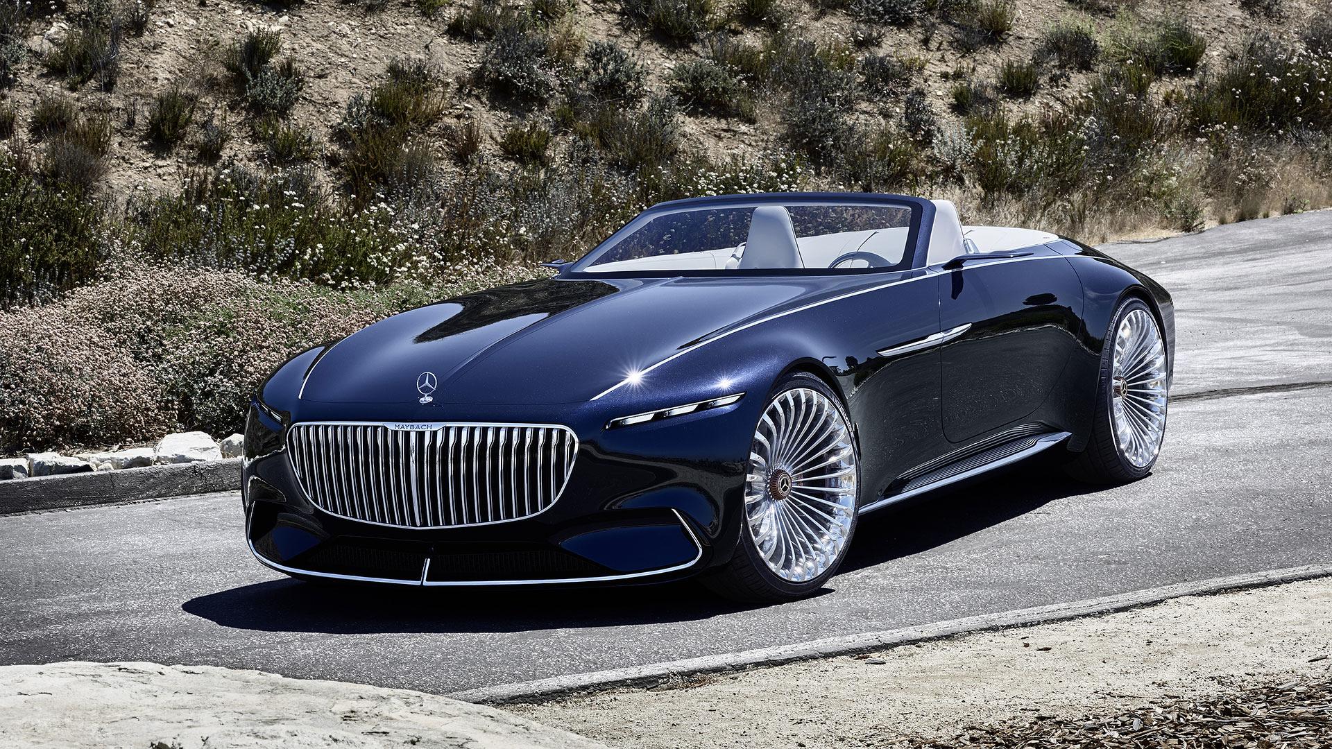 Mercedes-Maybach представил 5.7-метровый кабриолет мощностью 750 л.с. Это электромобиль